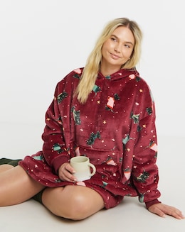 Pretty Secrets Scotty Dog Hooded Lounge Dress