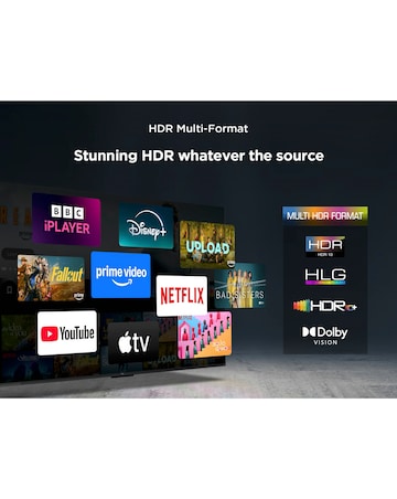 TCL 65T6CUK 65in 4K QLED Fire TV with Freely