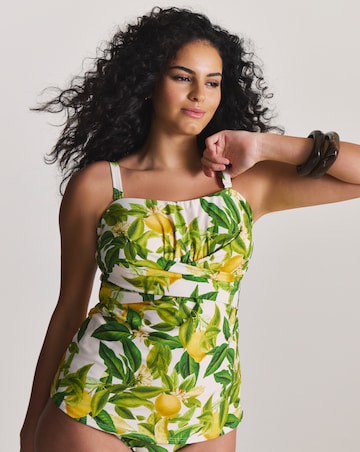 MAGISCULPT Twist Front Bandeau Tankini Top