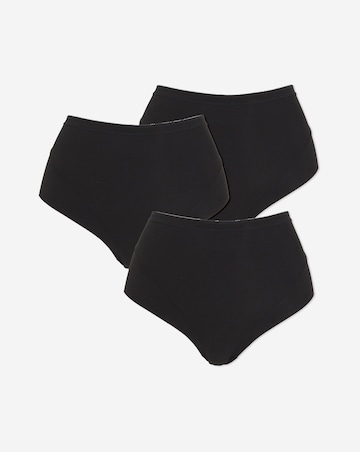 MAGISCULPT Light Control 3 Pack Tummy Shaper Knickers - Black