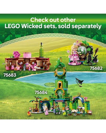 LEGO Wicked Glinda, Elphaba & Nessarose at Shiz University Building Set 75681