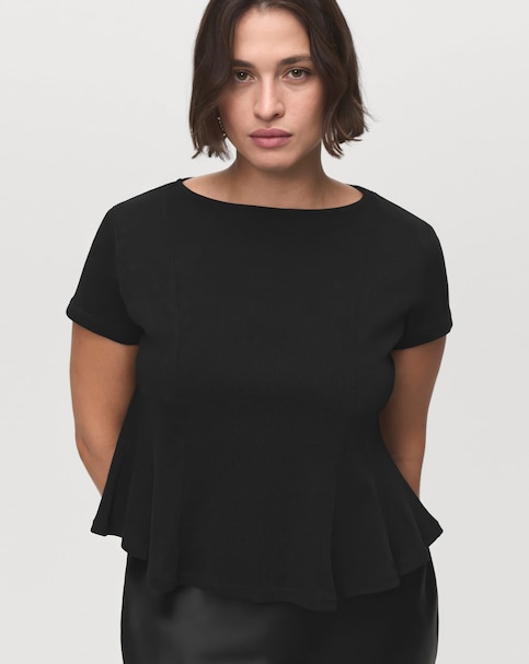 Mango Short-Sleeved Cotton T-Shirt