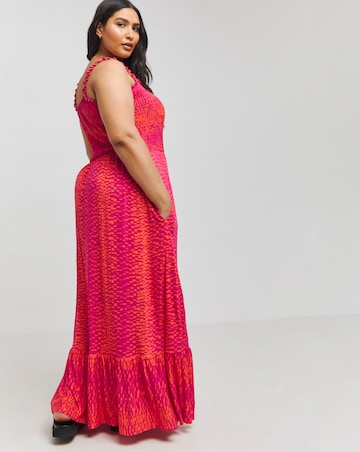 Joe Browns Polly Spot Jersey Maxi Dress