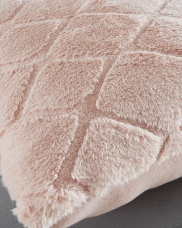 Catherine Lansfield Cosy Diamond Cushion