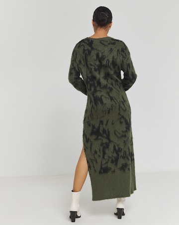 Religion Brushed Yarn Reverse Dress