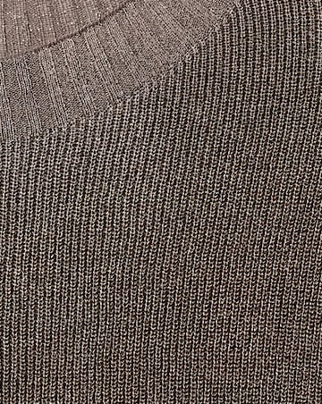 Mango Brown Crew Neck Jumper