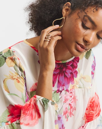 Joanna Hope Romantic Chiffon Blouse