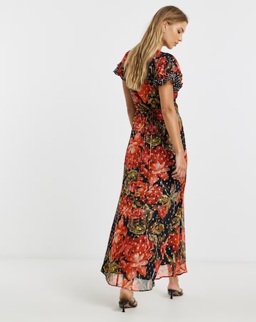 Hope & Ivy Ffion Wrap Maxi Dress