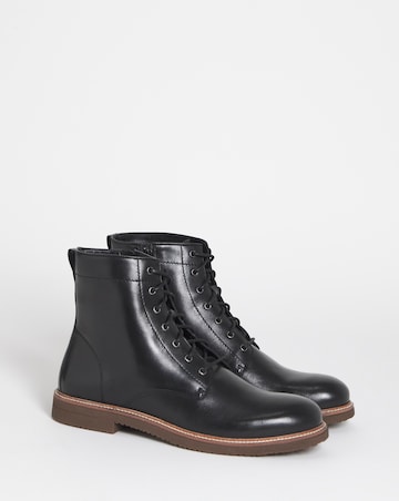Sonny Knee High Biker Boots - Wide Fit (E) & Curvy Calf
