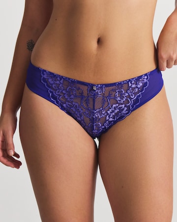 Ann Summers Sexy Lace Planet Two Tone Brazilian Dark Purple