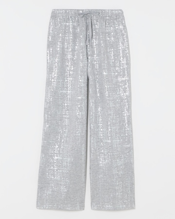 Henley Top Foil Print Lounge Set