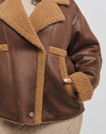 Brown Worn Look Aviator