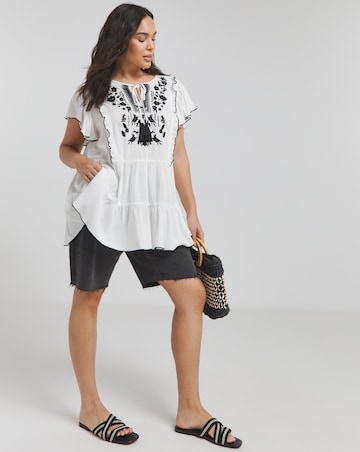 Joe Browns Lara Embroidered Boho Top