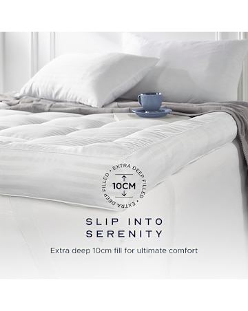 Snuggledown Hotel Collection Luxury Extra Deep 10cm Mattress Topper