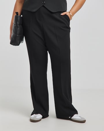 Black Bootcut Workwear Trouser