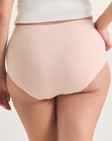 Pretty Secrets 4 Pack Blush Cotton Full Brief Knickers