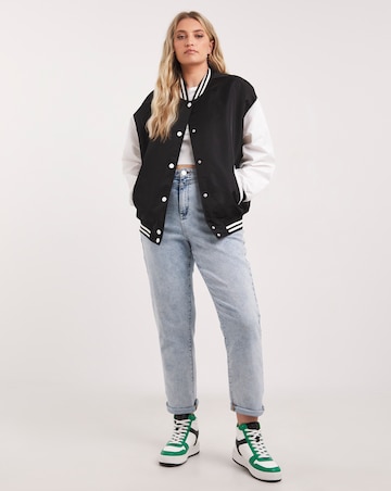 Black and White Varsity Jacket