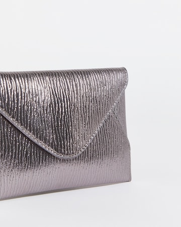 Pewter Mini Clutch Bag
