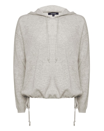 Figleaves Bliss Cashmere Tie Detail Hoodie