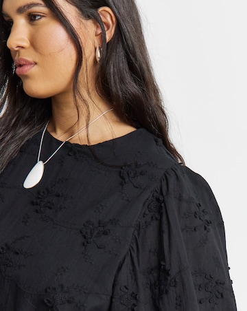 Simply Be Applique Exaggerated Sleeve Top