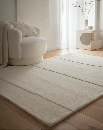 Sculptured Wool Rock Rug