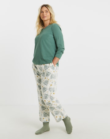 Pretty Secrets Fleece Henley Pyjama Set