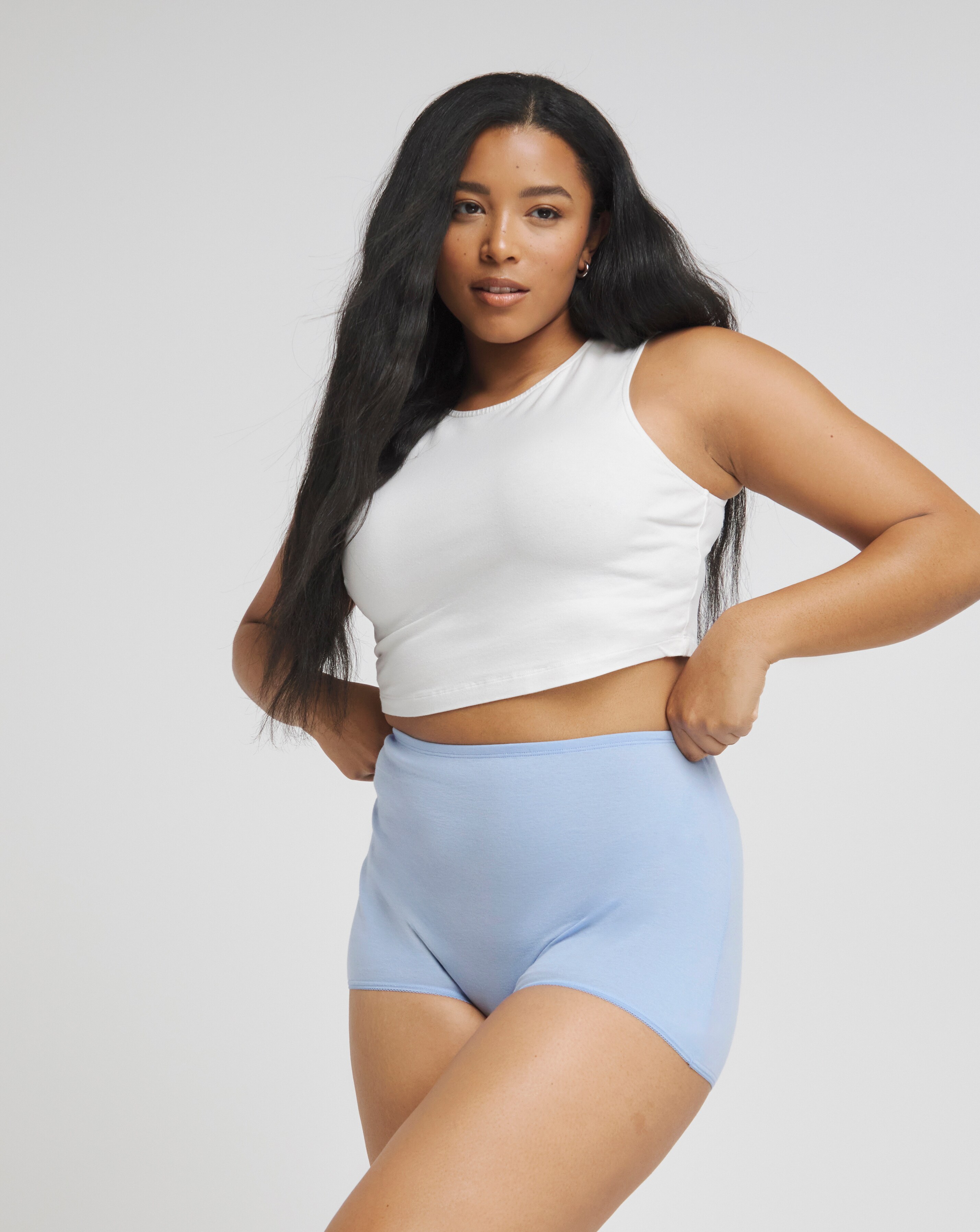 5 Pack Cotton Comfort Shorts Simply Be