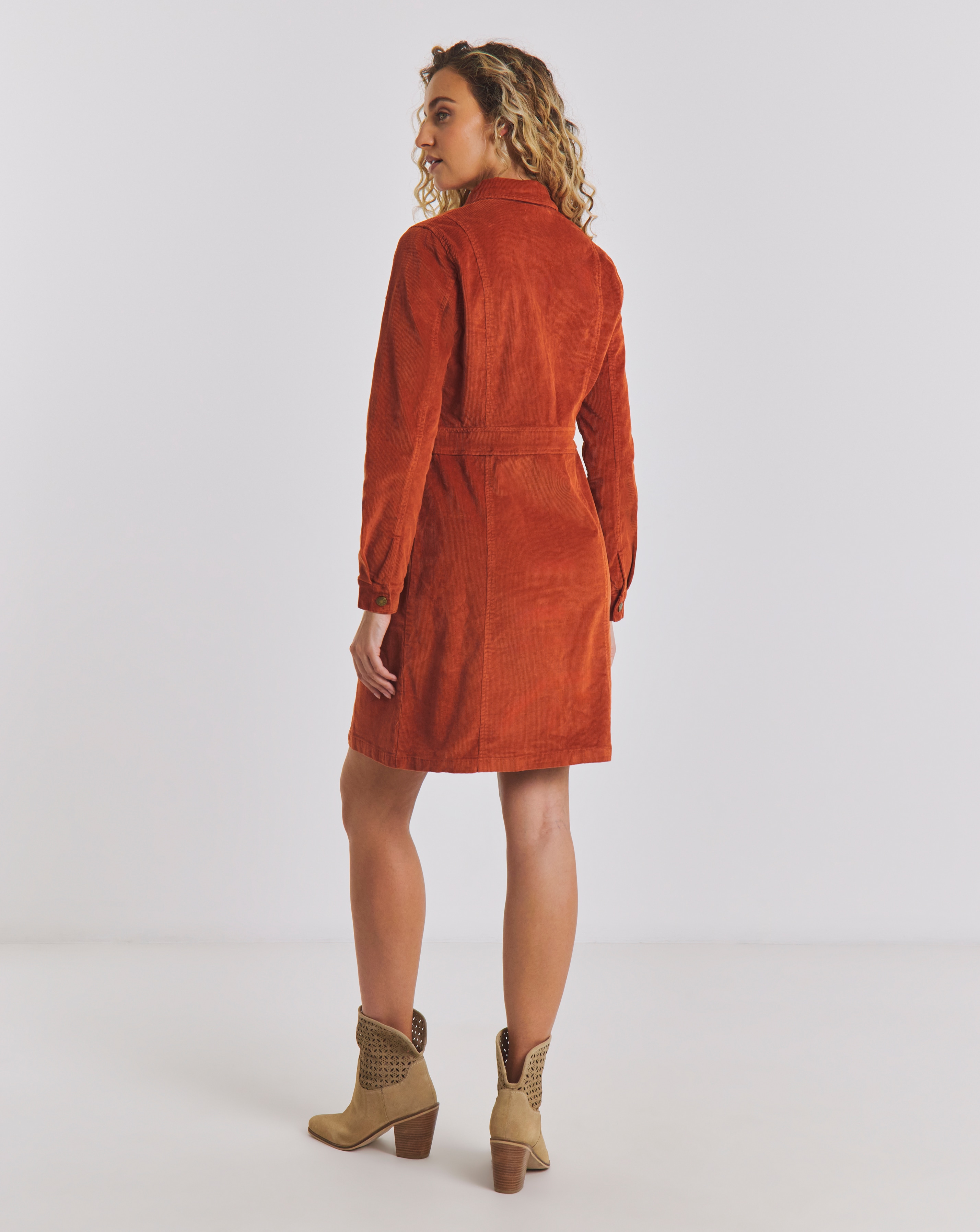 Joe Browns Josie Cord Button Through Dress | Simply Be