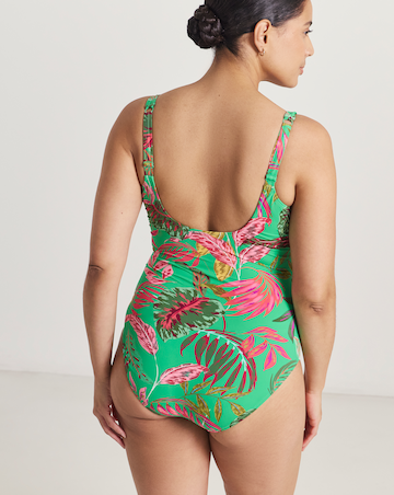 MAGISCULPT Firm Control Lose Up To An Inch Ruched Swimsuit