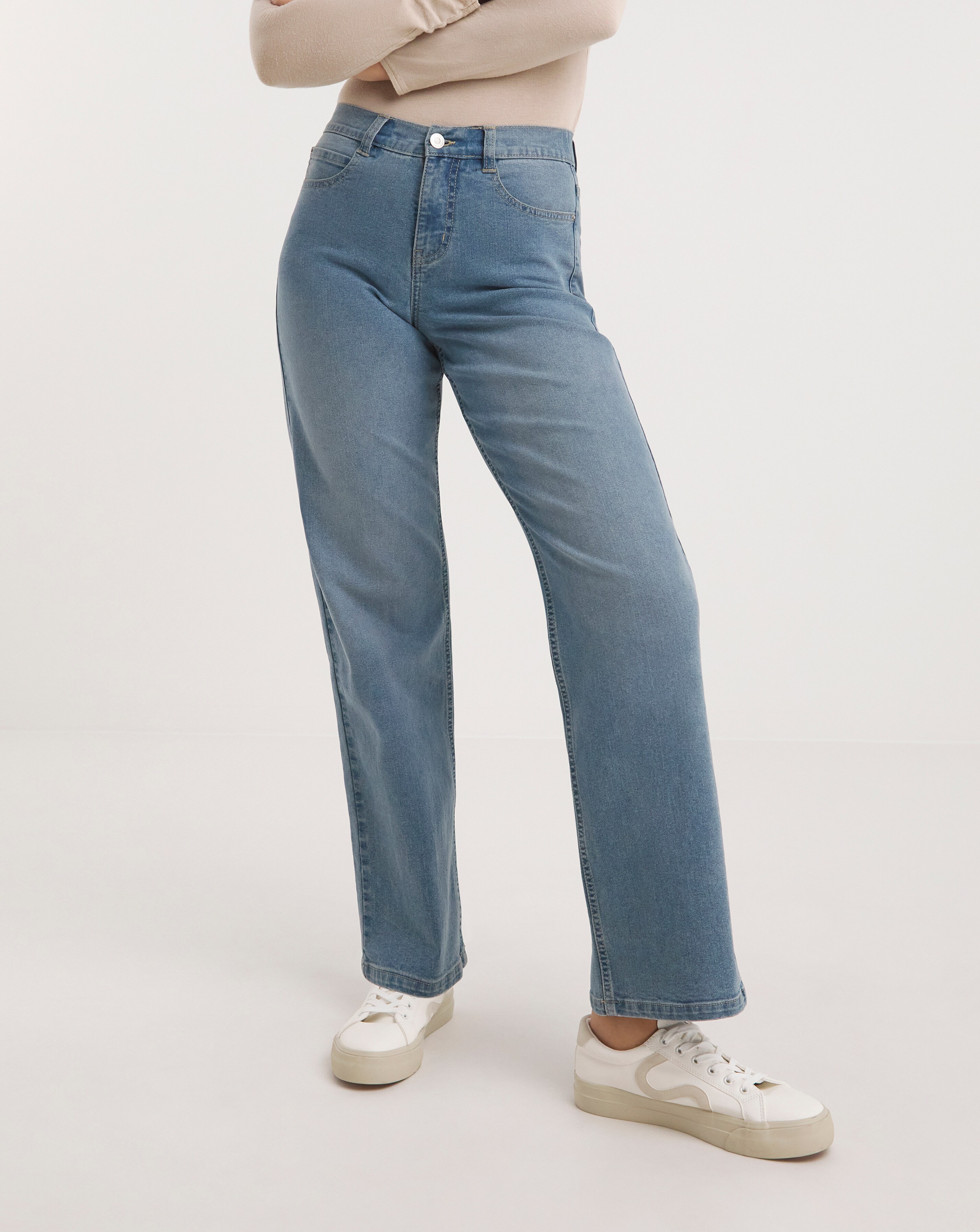 White deals dad jeans