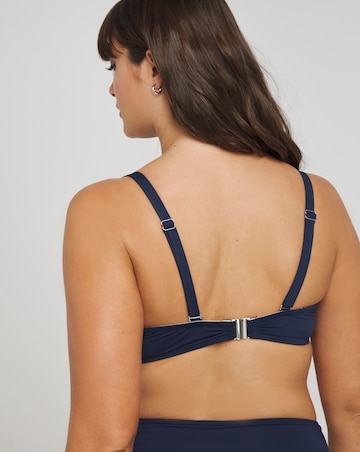 MAGISCULPT Eyelet Detail Bandeau Underwired Bikini Top