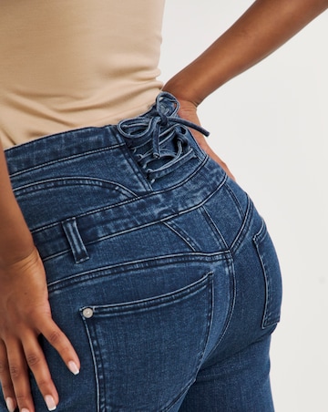 Skinny Highwaisted Corset Jeans