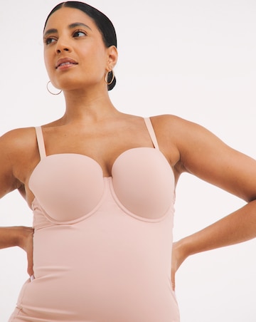 Figleaves Smoothing Padded Multiway Shaping Slip - Latte