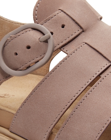 Timberland Clairemont Way Light Purple Nubuck Fisherman Sandals