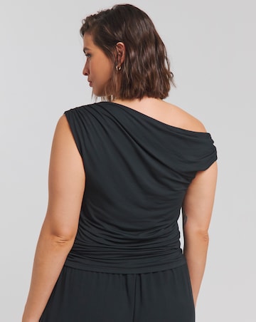 TALA 365 Asymmetric Ruched Side Top
