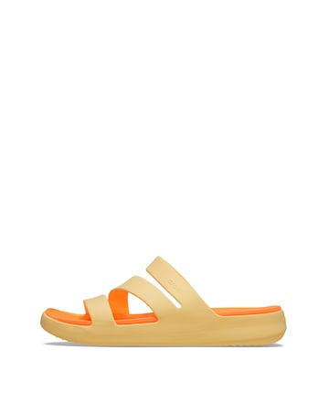 Crocs Golden Getaway Strappy Slider Sandals -Standard Fit (D)