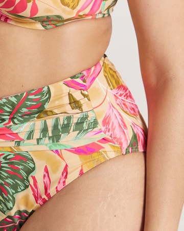 MAGISCULPT Medium Control Twist Front High Waist Bikini Bottoms