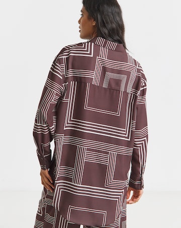 Printed Oversized Shirt