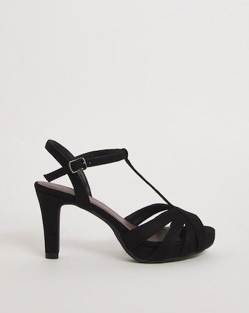 Platform Sandals T Bar Strappy Sandals Marjorie T Bar Platform