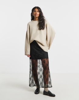 Simply Be Lace Full Maxi Skirt