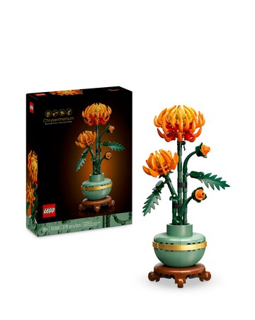 LEGO Icons Chrysanthemum Flower Decor Building Set 10368