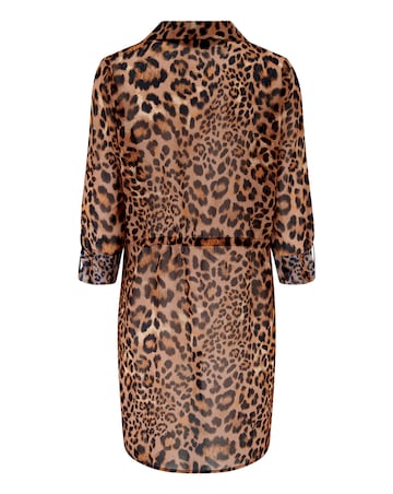 Pour Moi Chiffon Button Through Beach Shirt