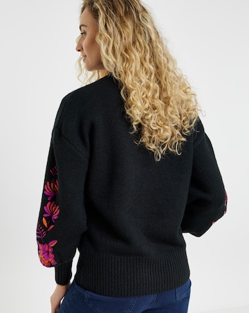 Joe Browns Stunning Florals Embroidered Jumper