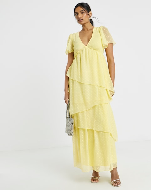 Vila Short Sleeve Ankle Layer Dress