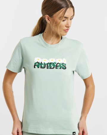 Adidas Floral Soft Side T-Shirt