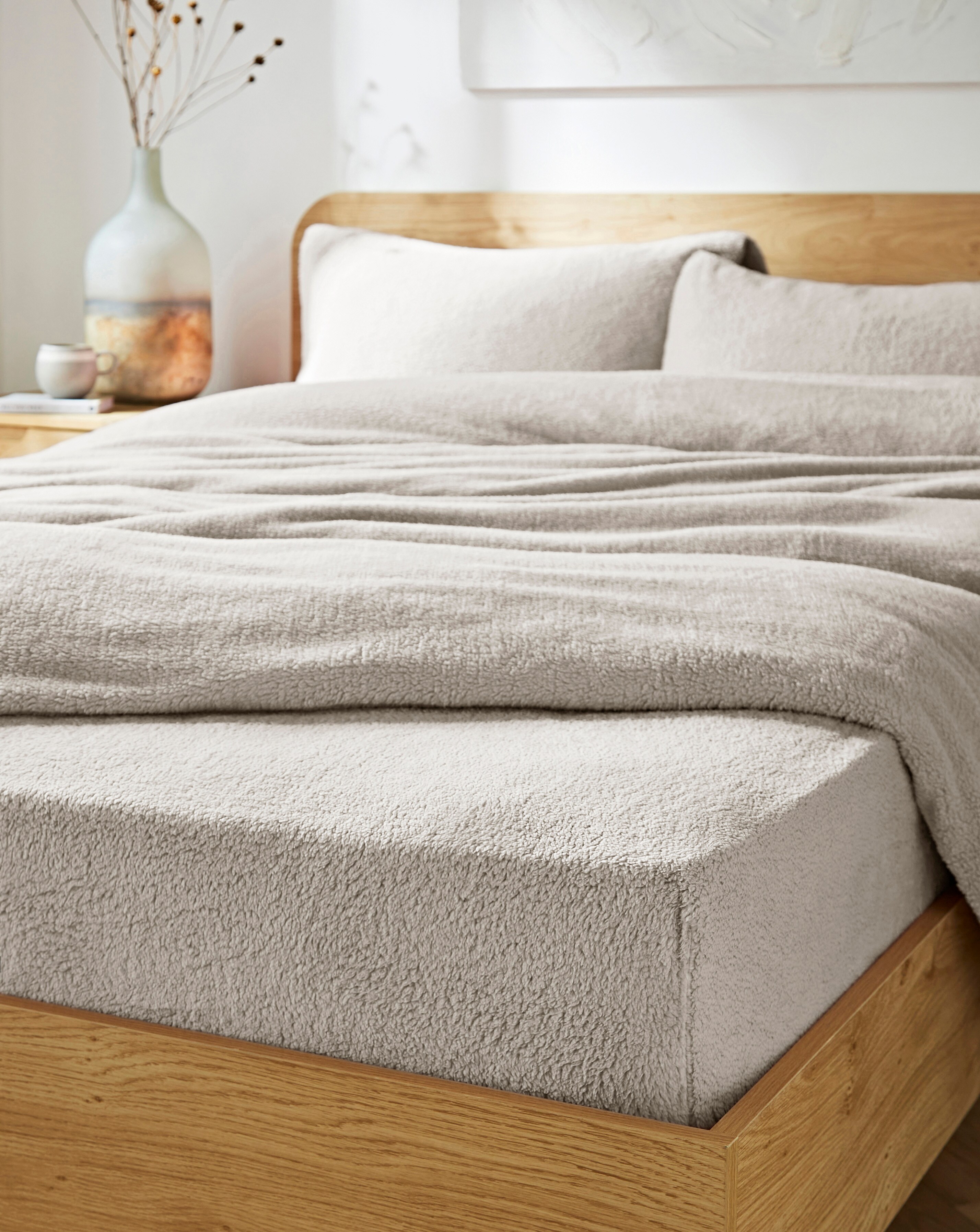 Fleece 30cm Deep Fitted Sheet