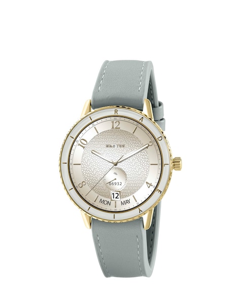 Radley Series 57 AMOLED Eucalyptus Leather and Silicone Strap Smart Watch
