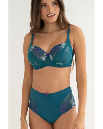 Pour Moi St Tropez Full Cup Wired Bra Forest/Teal