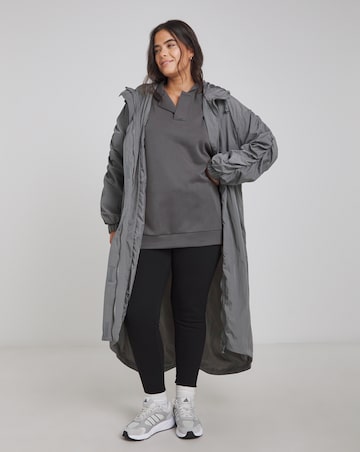 Simply Be Slate Grey Luxe Modal Scuba Sweatshirt