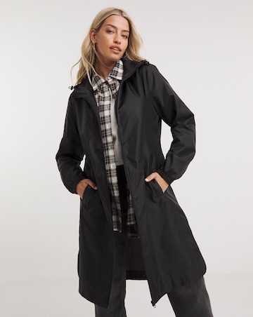 Black Longline Pac-a-Mac